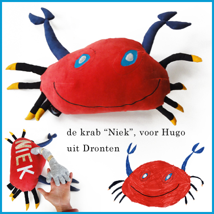 knuffelontwerp hugo